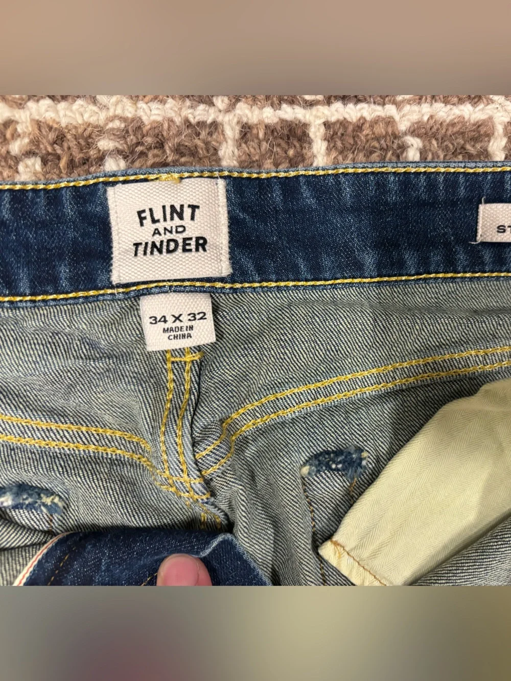 Flint and Tinder Stretch Selvedge Medium Jeans